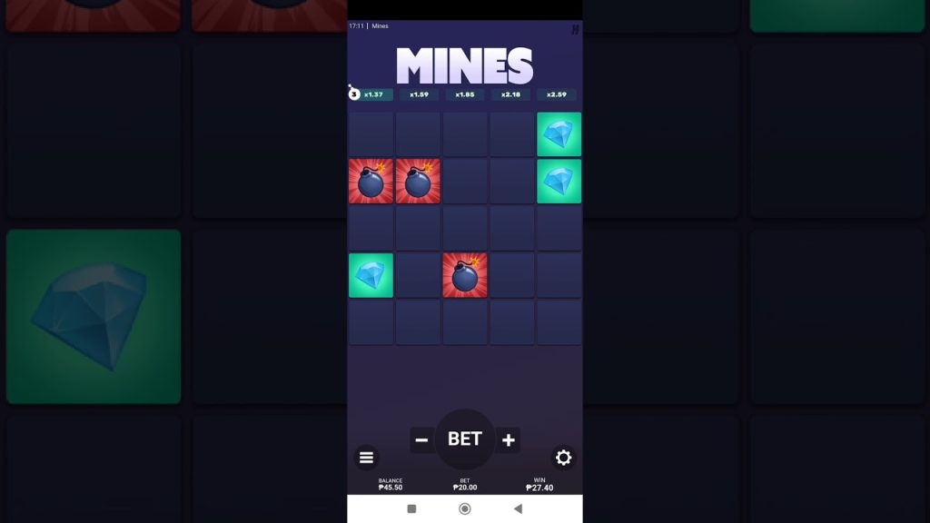 Mobile app Dare 2 Win Mines