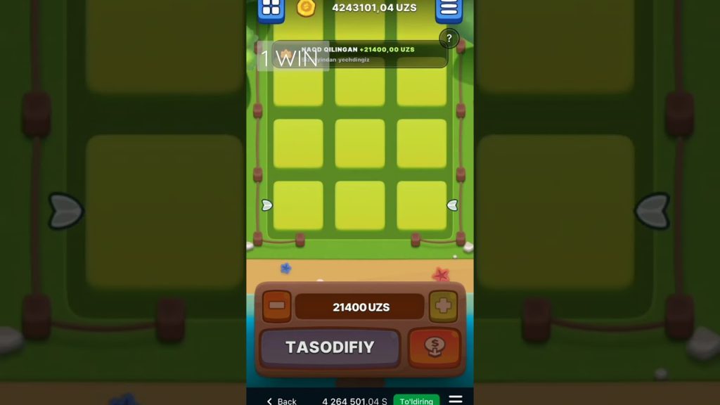 Mobile app Royal Mines 1Win