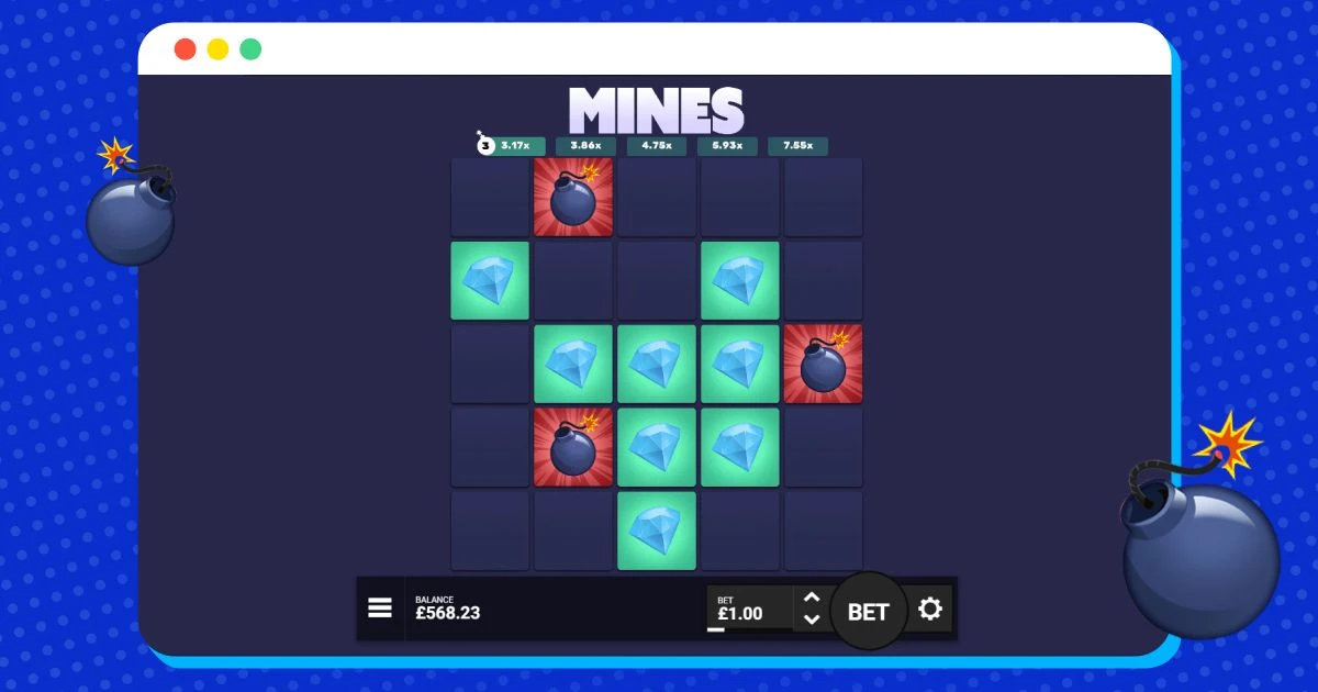 Juego de casino Minefield