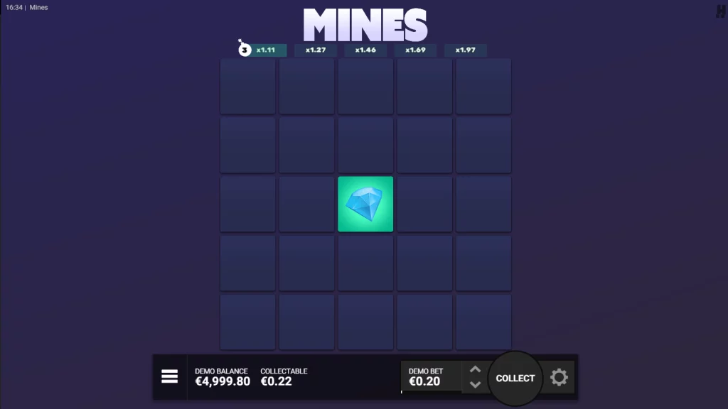 Mines demo bet