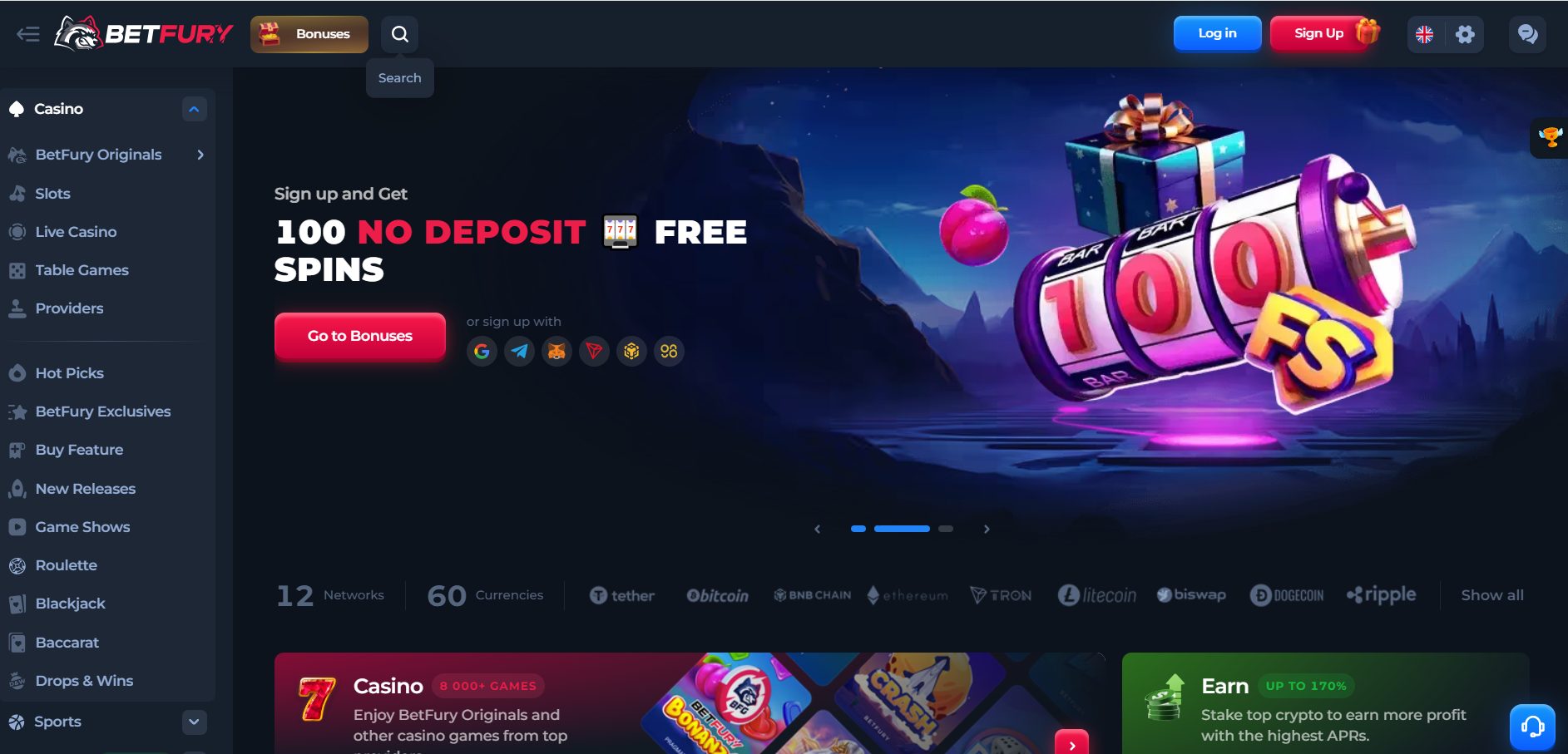 Welcome to the BetFury casino